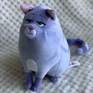 Ty The Secret Life of Pets Plush CHLOE Purple Striped Cat Kitten Stuffed Animal